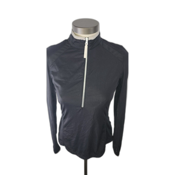 Goode Rider Luxe long sleeve black Equestrian Shirt size S - Picture 4 of 6